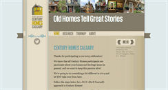 Desktop Screenshot of centuryhomes.org