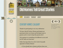 Tablet Screenshot of centuryhomes.org